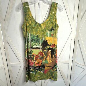 Vintage Jams World Tank Dress in Polynesia